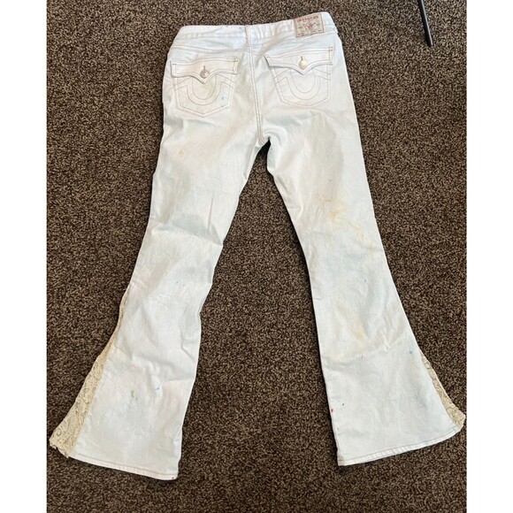 True Religion Becca Mid Rise Bootcut jeans, customized, embroidered, painted, 31 - Picture 14 of 16